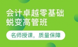 會(huì)計(jì)零基礎(chǔ)高管班