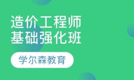 造價(jià)工程師基礎(chǔ)強(qiáng)化班(單科)